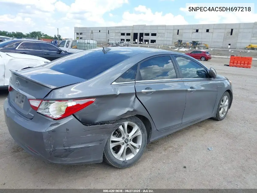 2013 Hyundai Sonata Limited VIN: 5NPEC4AC5DH697218 Lot: 42619036