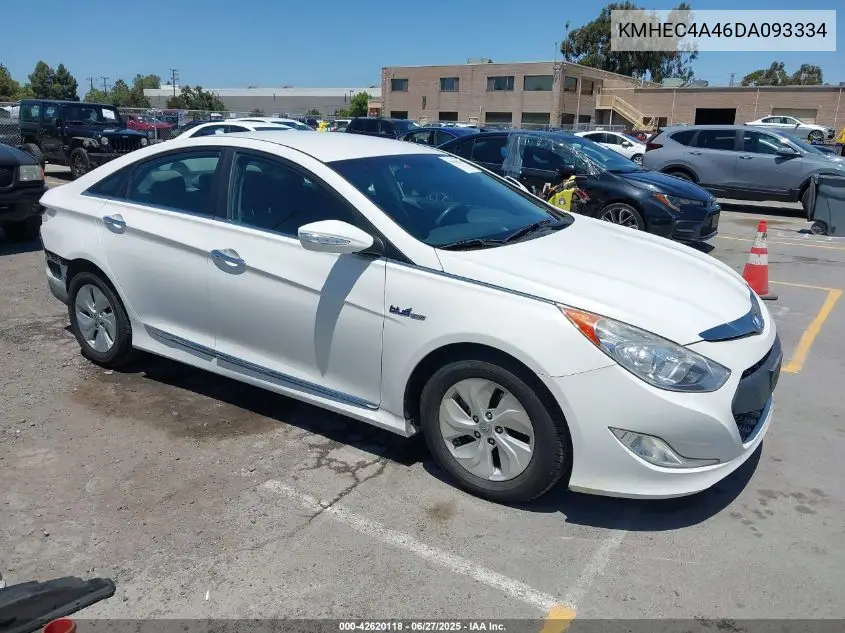 2013 Hyundai Sonata Hybrid VIN: KMHEC4A46DA093334 Lot: 42620118