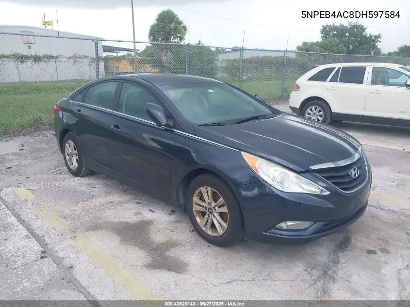 2013 Hyundai Sonata Gls VIN: 5NPEB4AC8DH597584 Lot: 42620143