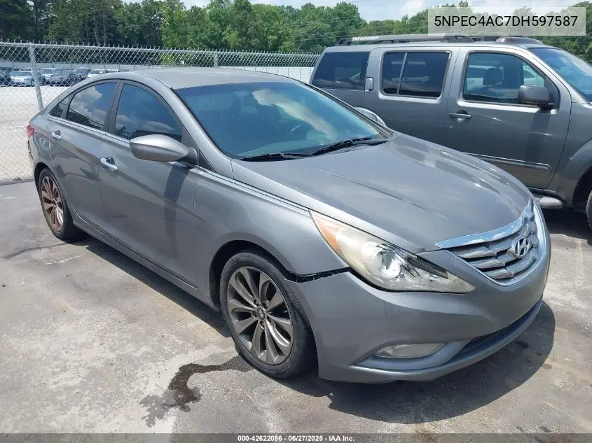 2013 Hyundai Sonata Se VIN: 5NPEC4AC7DH597587 Lot: 42622086