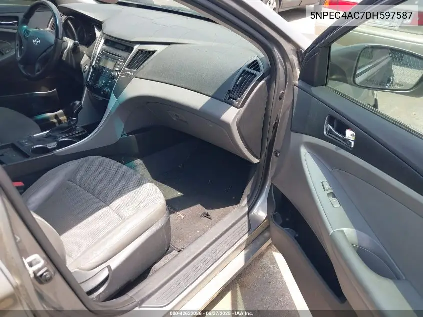 2013 Hyundai Sonata Se VIN: 5NPEC4AC7DH597587 Lot: 42622086