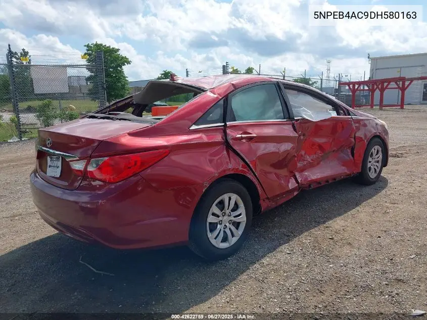 2013 Hyundai Sonata Gls VIN: 5NPEB4AC9DH580163 Lot: 42622759