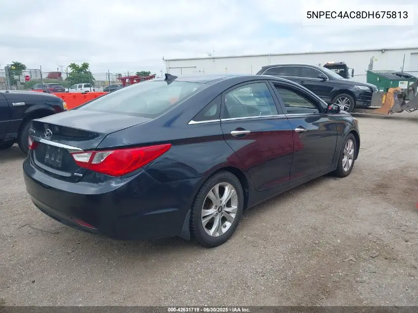 2013 Hyundai Sonata Limited VIN: 5NPEC4AC8DH675813 Lot: 42631719