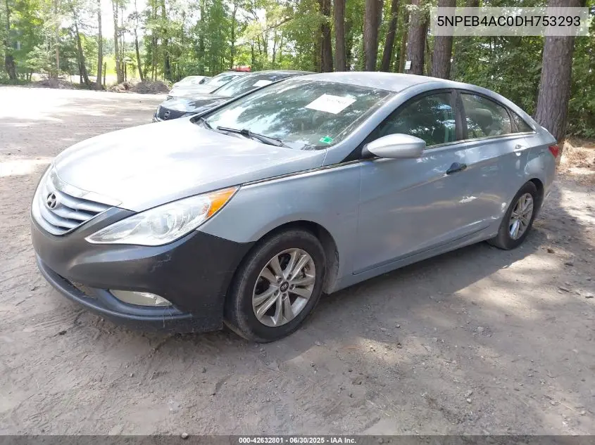 2013 Hyundai Sonata Gls VIN: 5NPEB4AC0DH753293 Lot: 42632801