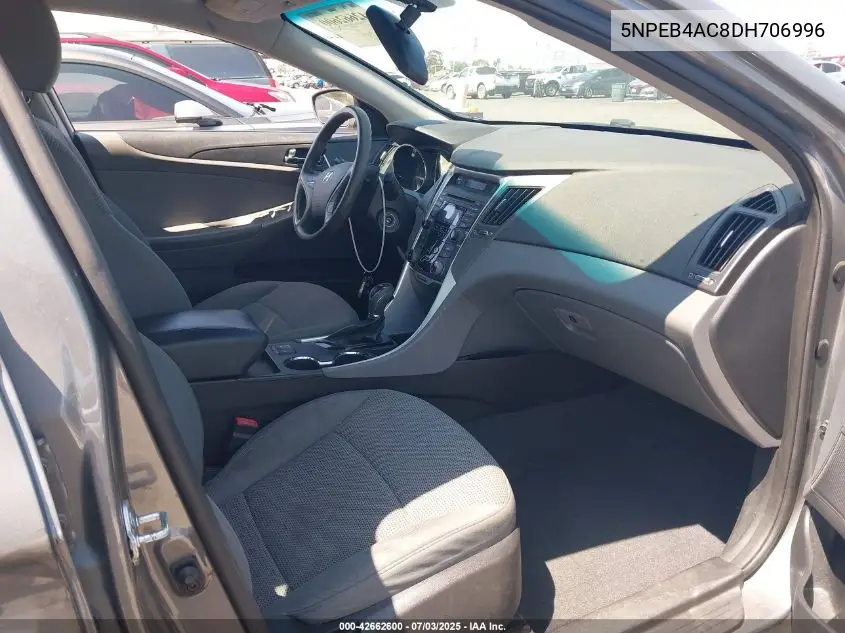 2013 Hyundai Sonata Gls VIN: 5NPEB4AC8DH706996 Lot: 42662600
