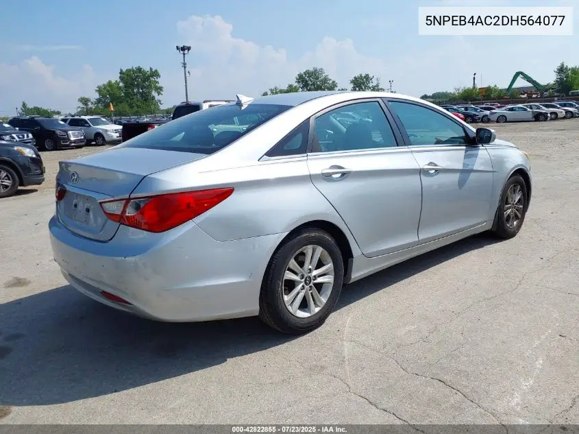 2013 Hyundai Sonata Gls VIN: 5NPEB4AC2DH564077 Lot: 42822855