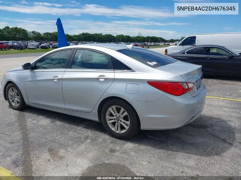 2013 Hyundai Sonata Gls VIN: 5NPEB4AC2DH676345 Lot: 42823634