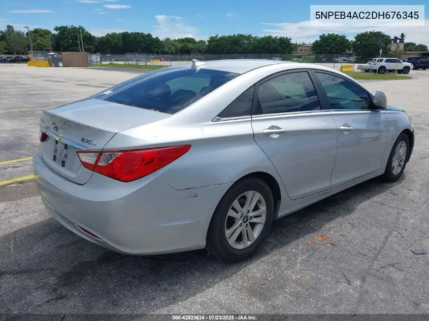 2013 Hyundai Sonata Gls VIN: 5NPEB4AC2DH676345 Lot: 42823634