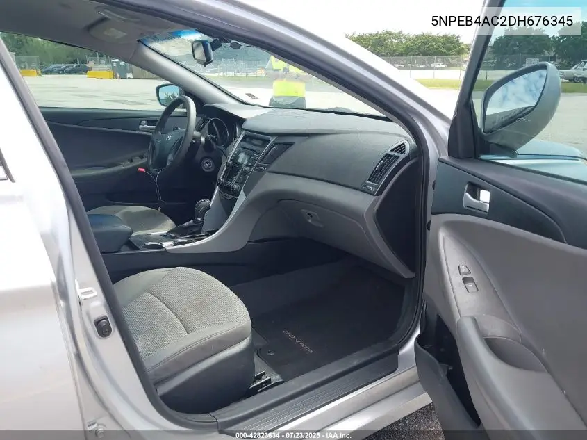 2013 Hyundai Sonata Gls VIN: 5NPEB4AC2DH676345 Lot: 42823634