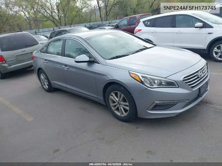 2015 Hyundai Sonata Se VIN: 5NPE24AF5FH173745 Lot: 42053754