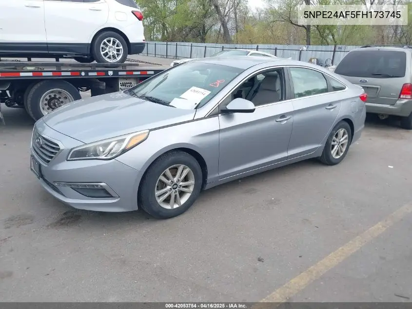 2015 Hyundai Sonata Se VIN: 5NPE24AF5FH173745 Lot: 42053754