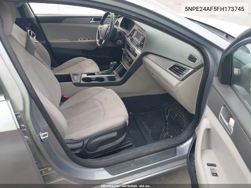 2015 Hyundai Sonata Se VIN: 5NPE24AF5FH173745 Lot: 42053754