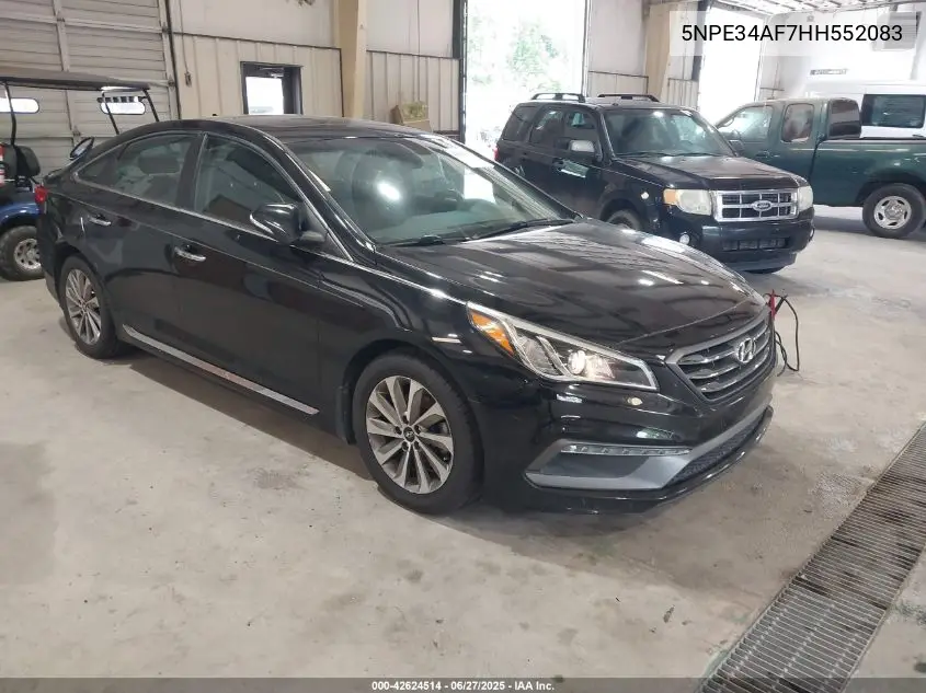 2017 Hyundai Sonata Sport VIN: 5NPE34AF7HH552083 Lot: 42624514