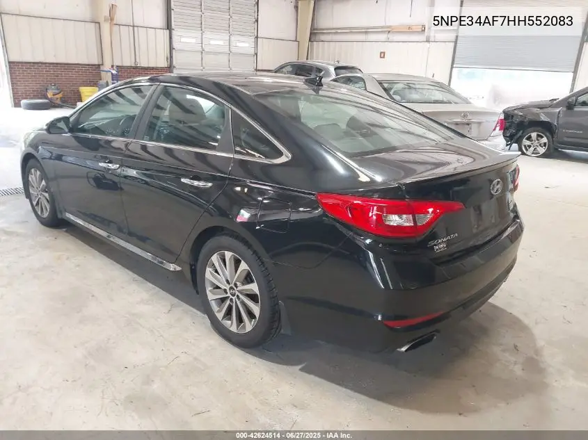 2017 Hyundai Sonata Sport VIN: 5NPE34AF7HH552083 Lot: 42624514