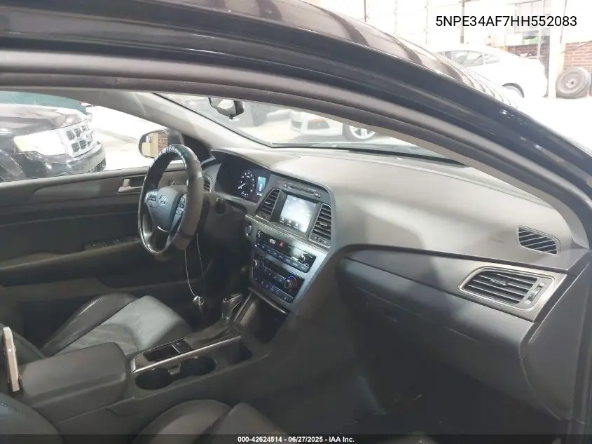 2017 Hyundai Sonata Sport VIN: 5NPE34AF7HH552083 Lot: 42624514