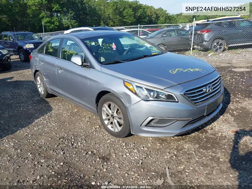 2017 Hyundai Sonata VIN: 5NPE24AF0HH527254 Lot: 42658964