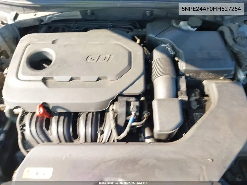 2017 Hyundai Sonata VIN: 5NPE24AF0HH527254 Lot: 42658964