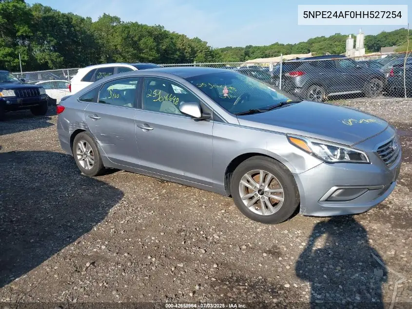 2017 Hyundai Sonata VIN: 5NPE24AF0HH527254 Lot: 42658964