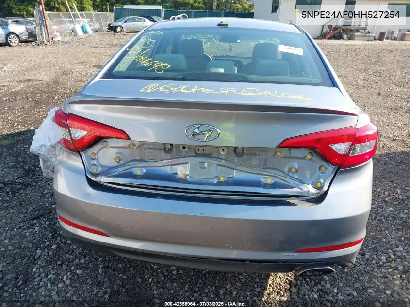 2017 Hyundai Sonata VIN: 5NPE24AF0HH527254 Lot: 42658964