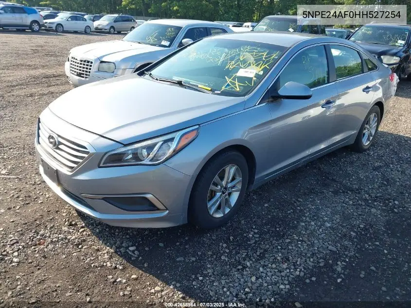 2017 Hyundai Sonata VIN: 5NPE24AF0HH527254 Lot: 42658964