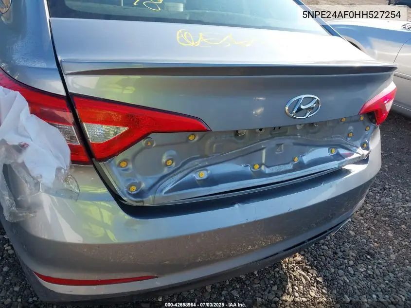2017 Hyundai Sonata VIN: 5NPE24AF0HH527254 Lot: 42658964