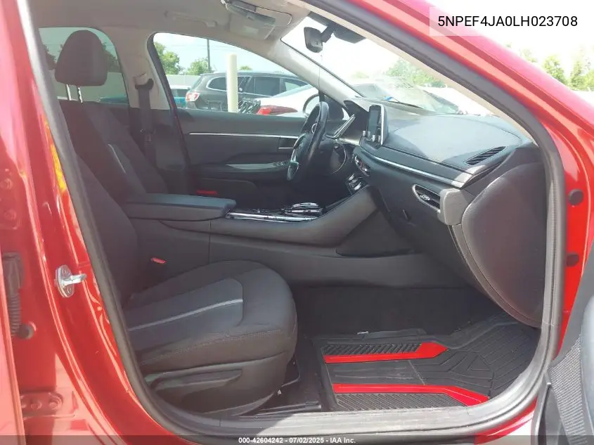 2020 Hyundai Sonata Sel VIN: 5NPEF4JA0LH023708 Lot: 42604242