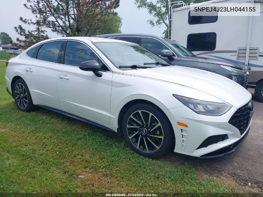 2020 Hyundai Sonata Sel Plus VIN: 5NPEJ4J23LH044155 Lot: 42656469