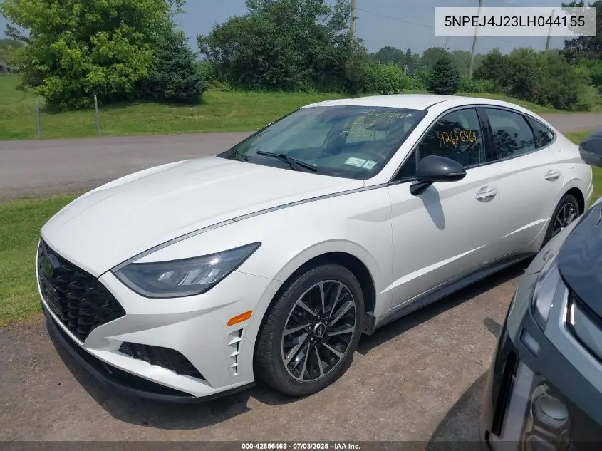 2020 Hyundai Sonata Sel Plus VIN: 5NPEJ4J23LH044155 Lot: 42656469