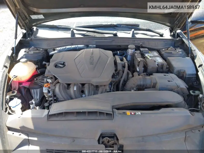 2021 Hyundai Sonata Sel VIN: KMHL64JA0MA158957 Lot: 42217713