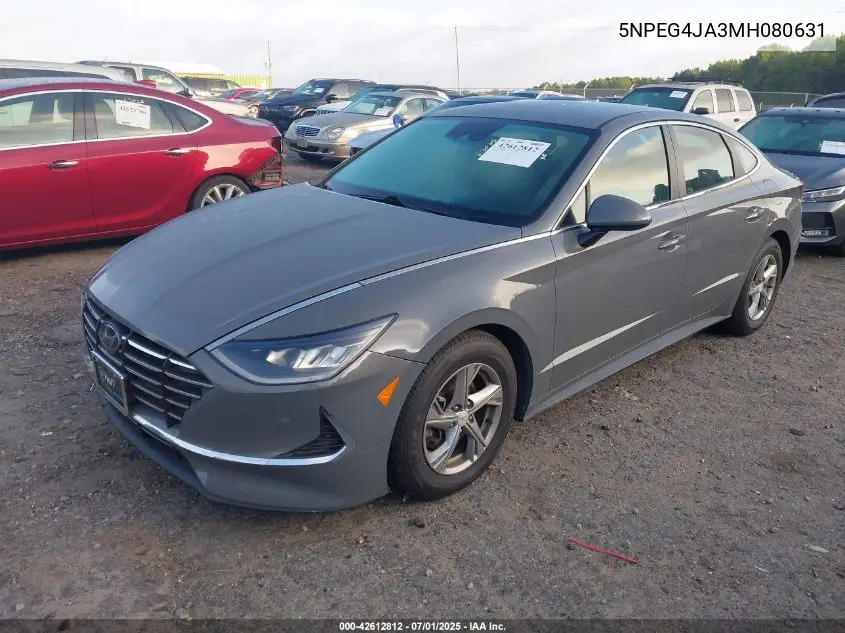 2021 Hyundai Sonata Se VIN: 5NPEG4JA3MH080631 Lot: 42612812
