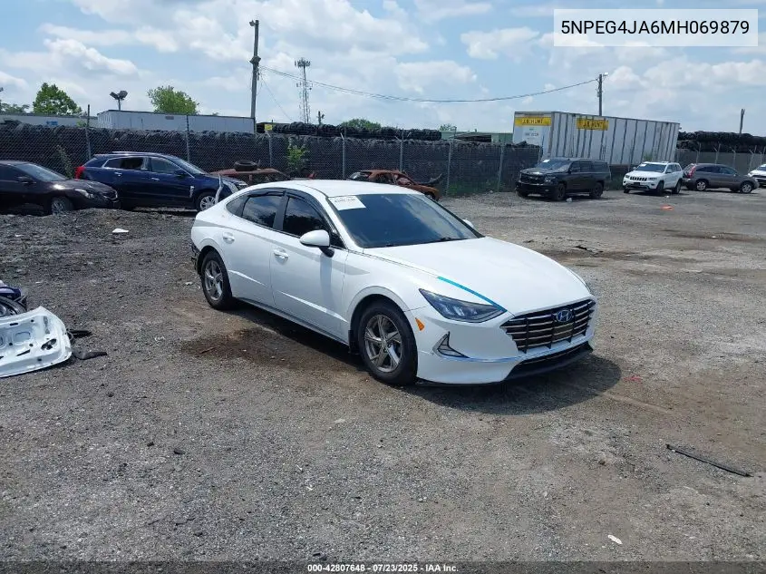 2021 Hyundai Sonata Se VIN: 5NPEG4JA6MH069879 Lot: 42807648