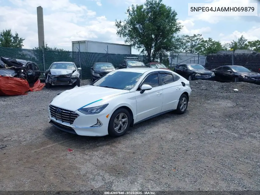 2021 Hyundai Sonata Se VIN: 5NPEG4JA6MH069879 Lot: 42807648