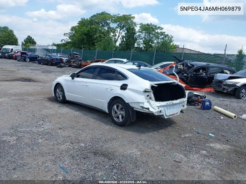 2021 Hyundai Sonata Se VIN: 5NPEG4JA6MH069879 Lot: 42807648