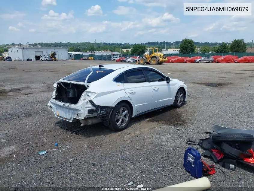 2021 Hyundai Sonata Se VIN: 5NPEG4JA6MH069879 Lot: 42807648