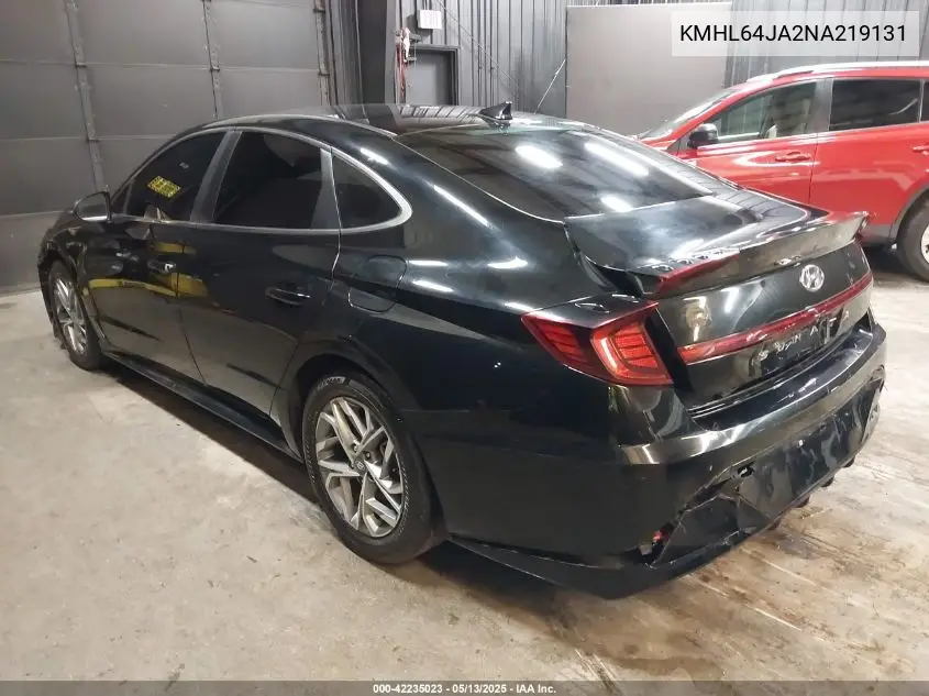 2022 Hyundai Sonata Sel VIN: KMHL64JA2NA219131 Lot: 42235023