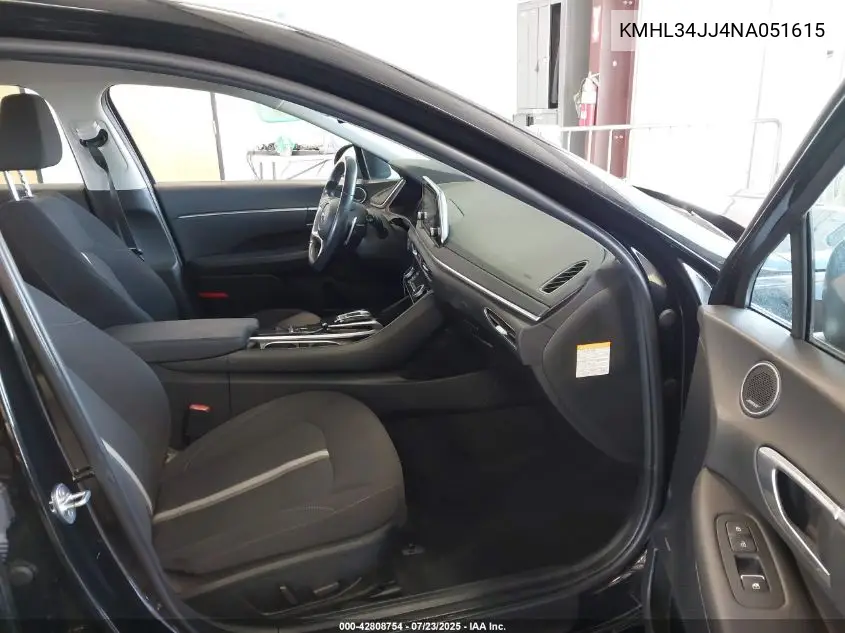 2022 Hyundai Sonata Hybrid Sel VIN: KMHL34JJ4NA051615 Lot: 42808754