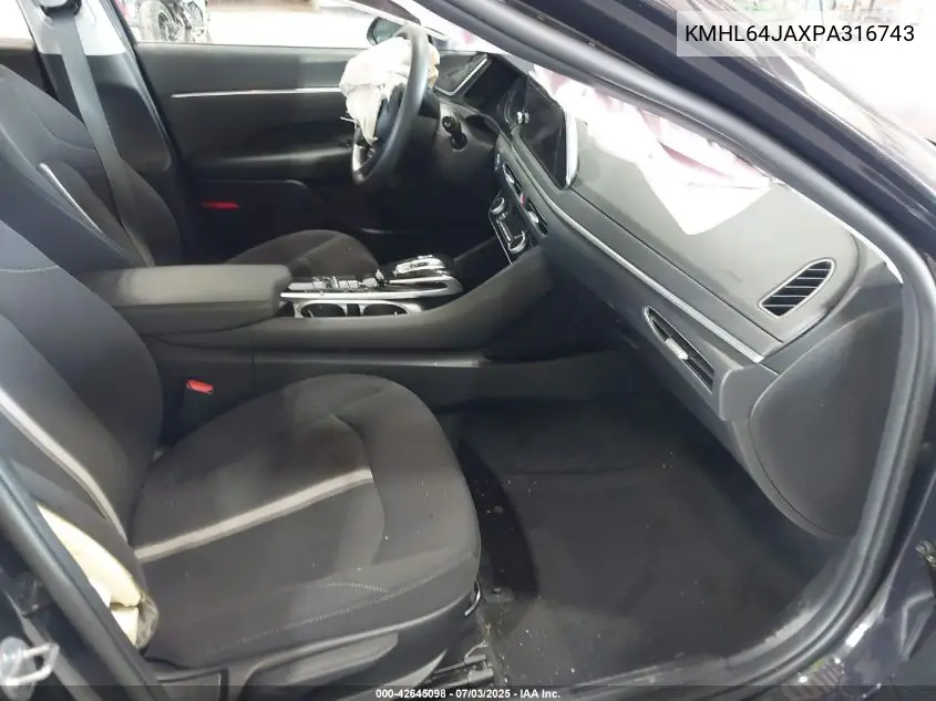 2023 Hyundai Sonata Sel VIN: KMHL64JAXPA316743 Lot: 42645098