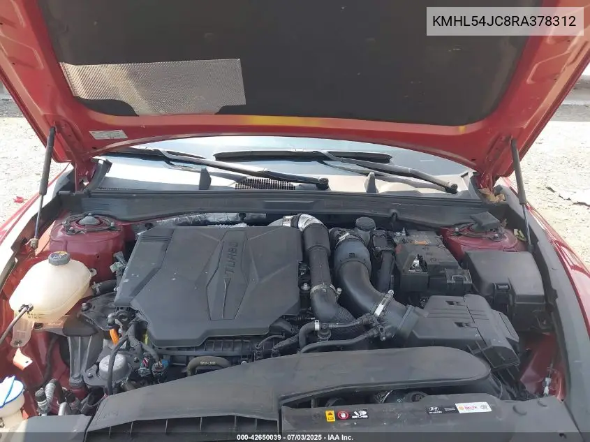 2024 Hyundai Sonata N Line VIN: KMHL54JC8RA378312 Lot: 42650039