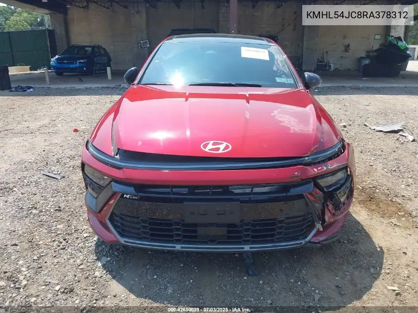2024 Hyundai Sonata N Line VIN: KMHL54JC8RA378312 Lot: 42650039