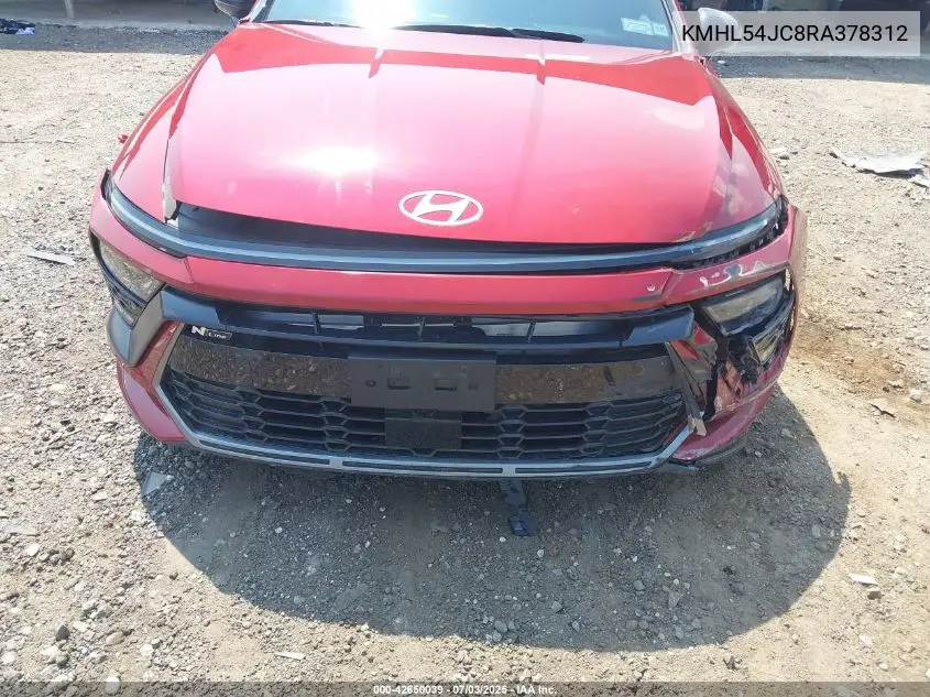 2024 Hyundai Sonata N Line VIN: KMHL54JC8RA378312 Lot: 42650039