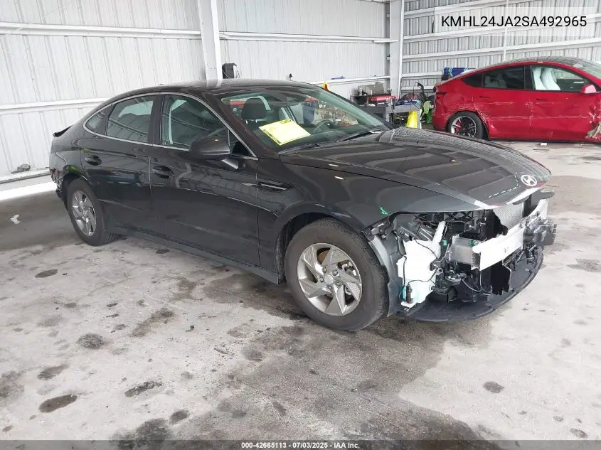 2025 Hyundai Sonata Se VIN: KMHL24JA2SA492965 Lot: 42665113