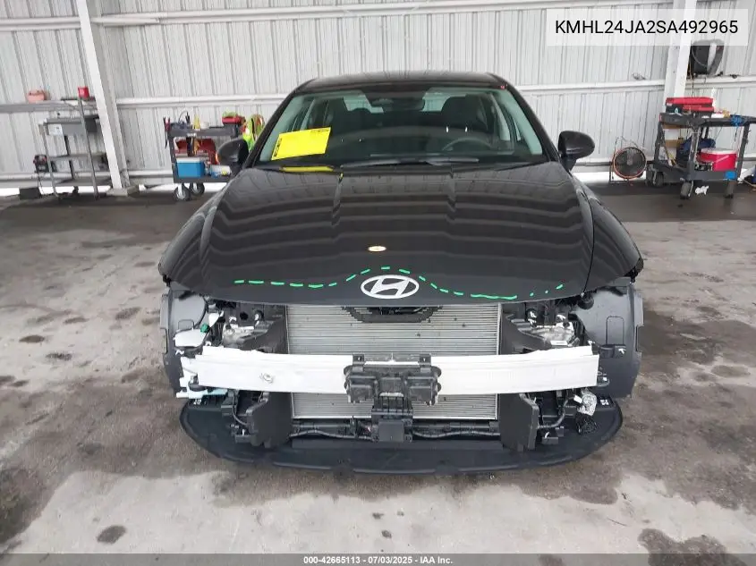 2025 Hyundai Sonata Se VIN: KMHL24JA2SA492965 Lot: 42665113
