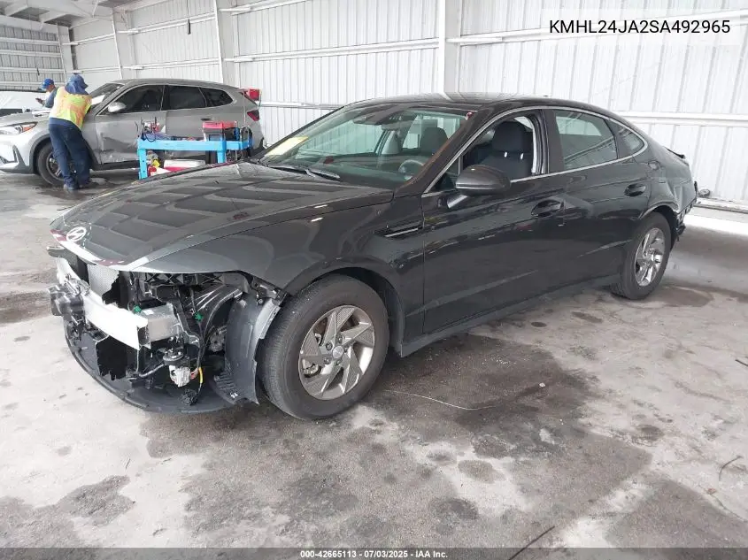 2025 Hyundai Sonata Se VIN: KMHL24JA2SA492965 Lot: 42665113