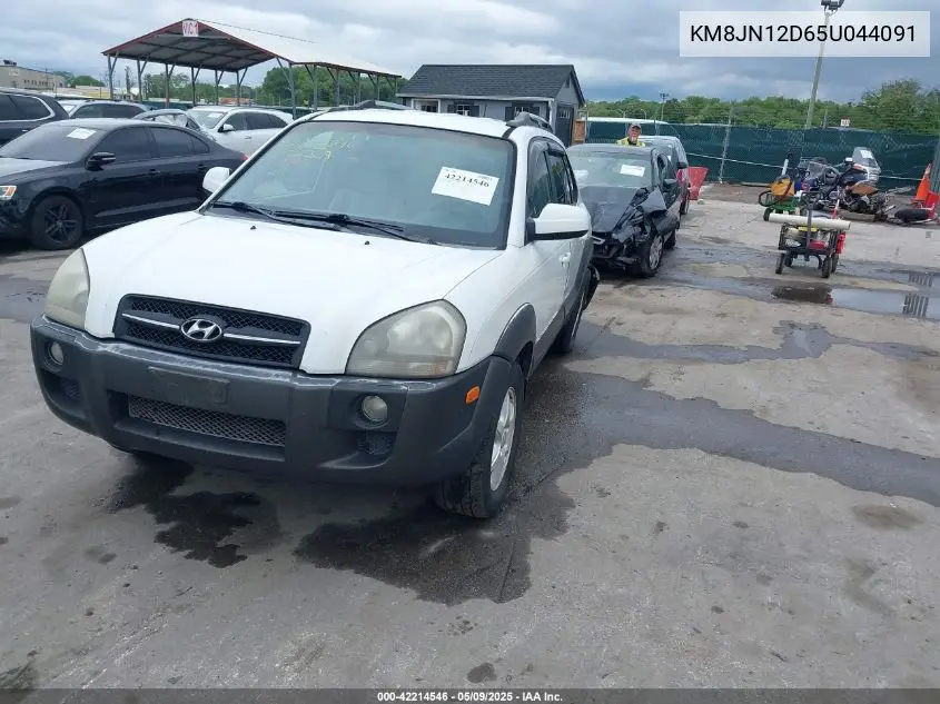 2005 Hyundai Tucson Gls/Lx VIN: KM8JN12D65U044091 Lot: 42214546
