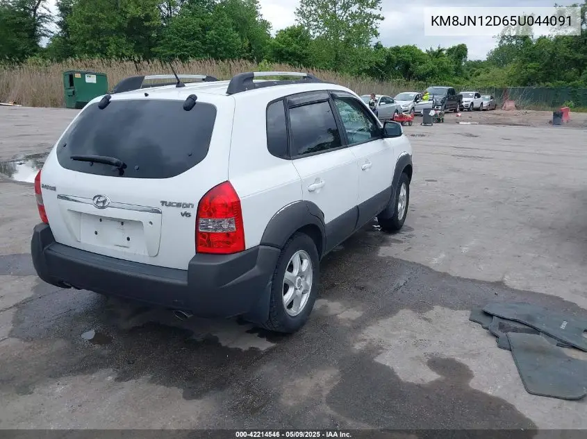2005 Hyundai Tucson Gls/Lx VIN: KM8JN12D65U044091 Lot: 42214546