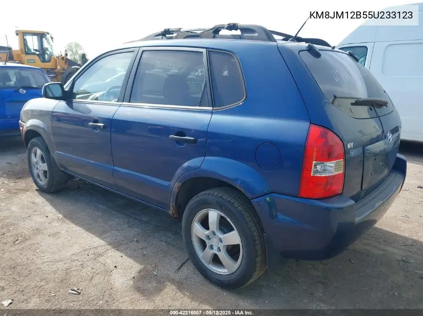 2005 Hyundai Tucson Gl VIN: KM8JM12B55U233123 Lot: 42216507