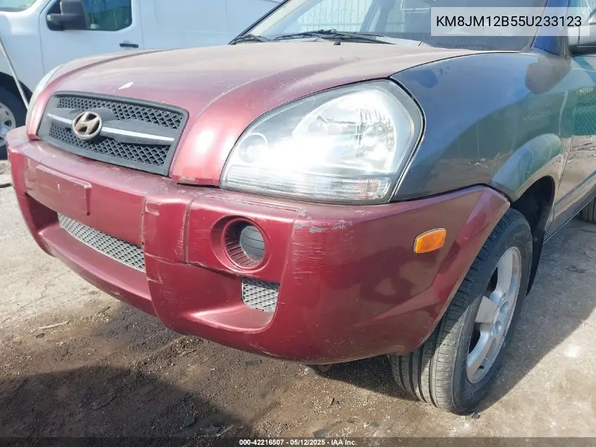 2005 Hyundai Tucson Gl VIN: KM8JM12B55U233123 Lot: 42216507