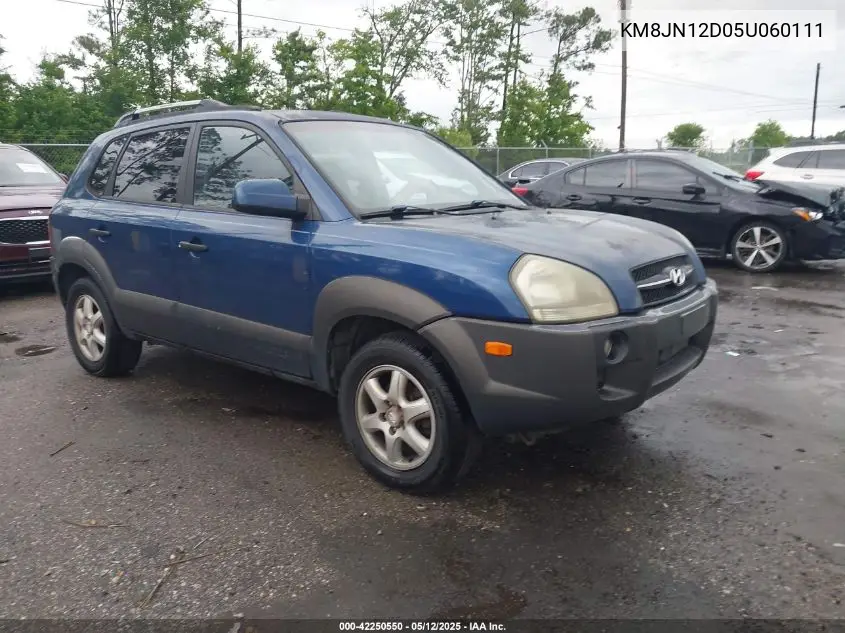 2005 Hyundai Tucson Gls/Lx VIN: KM8JN12D05U060111 Lot: 42250550
