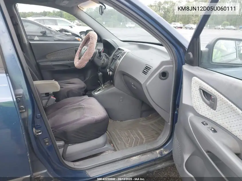 2005 Hyundai Tucson Gls/Lx VIN: KM8JN12D05U060111 Lot: 42250550