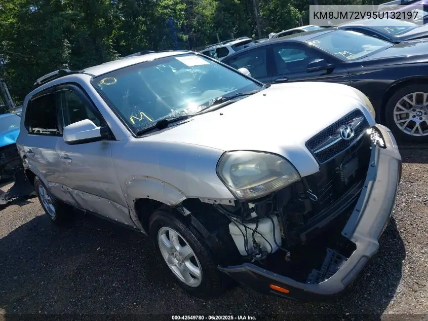 2005 Hyundai Tucson VIN: KM8JM72V95U132197 Lot: 42549780
